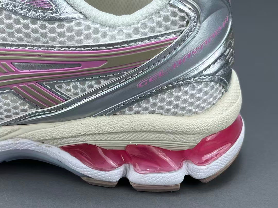 Women's Silver Pink Mesh Running Sneakers | Lightweight Cushion Sports Shoes