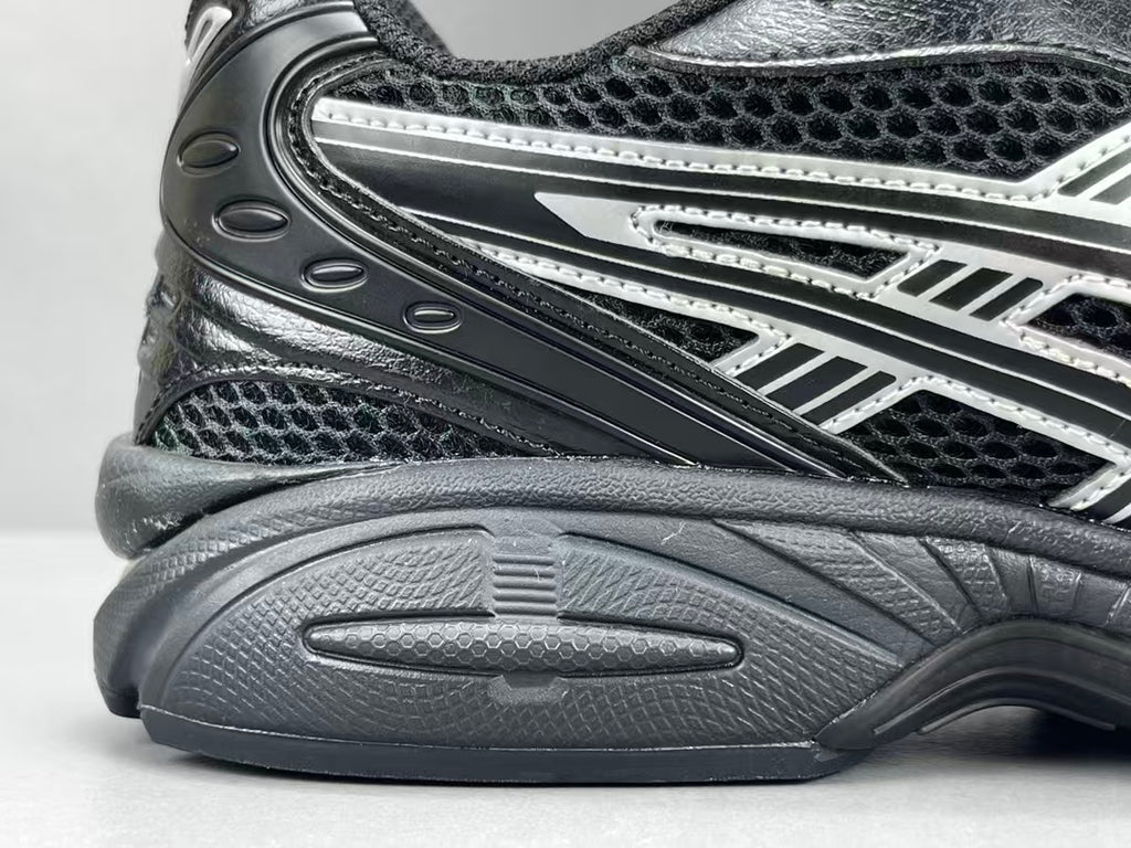 Black Mesh Running Sneakers | Lightweight Cushion Athletic Shoes