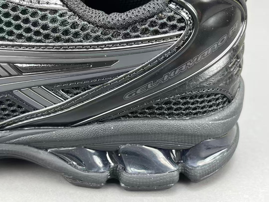 Black Mesh Running Sneakers | Lightweight Cushion Athletic Shoes