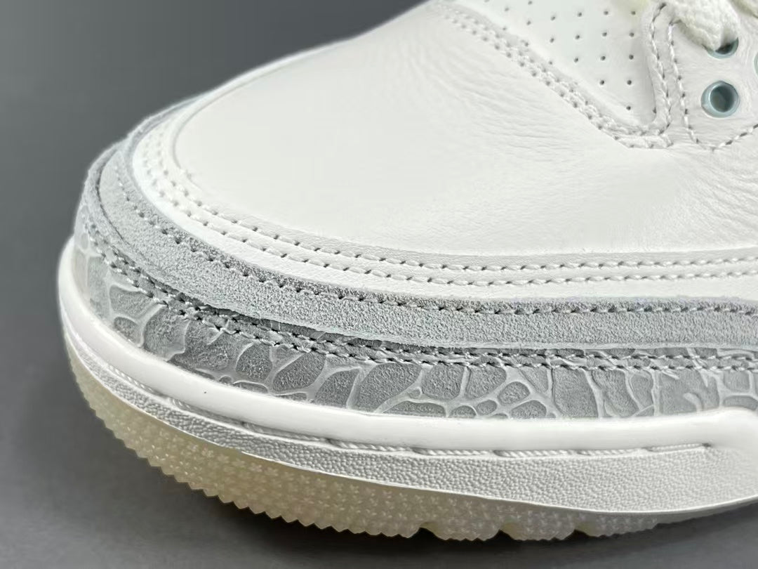 Premium White Leather Basketball Sneakers