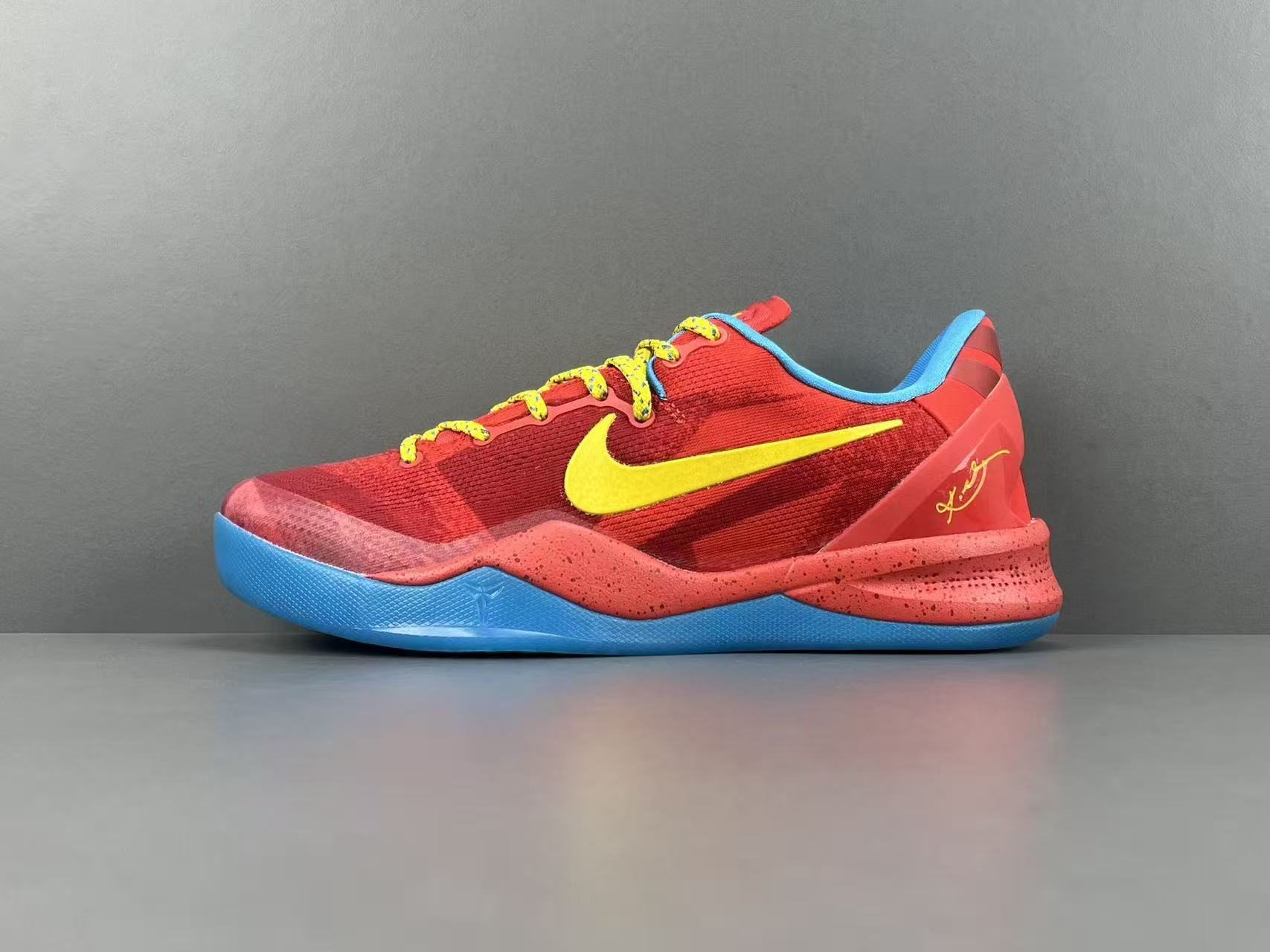 Professional Low-Top Basketball Shoes – Red Blue Colorway