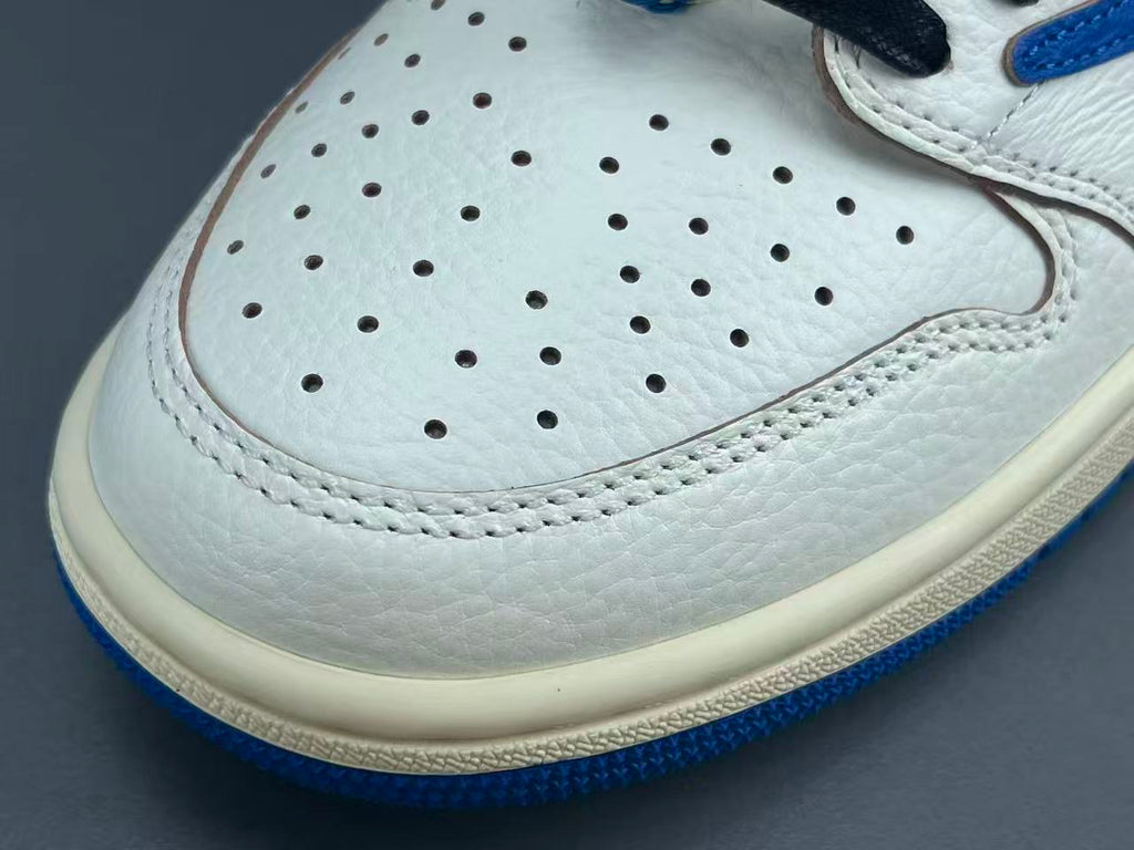 Vintage Blue Low Top Casual Sneakers | Premium Leather Style