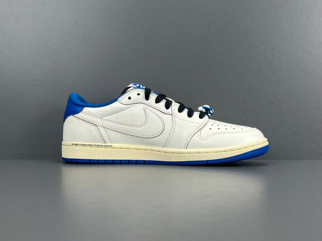 Vintage Blue Low Top Casual Sneakers | Premium Leather Style