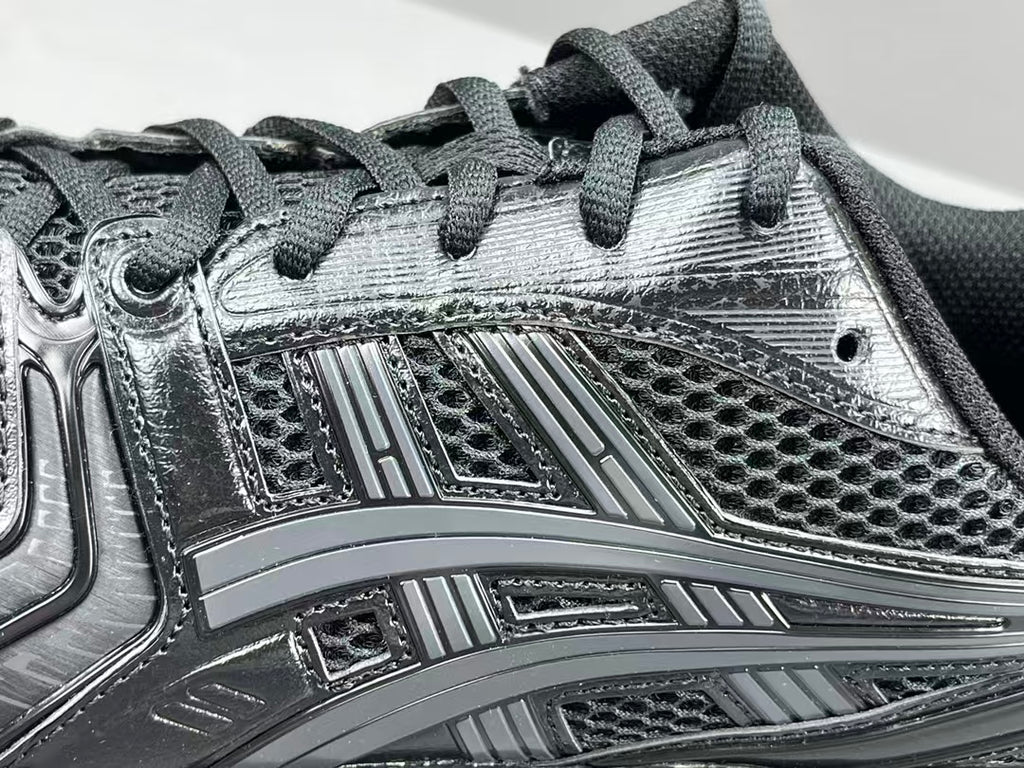 Black Mesh Running Sneakers | Lightweight Cushion Athletic Shoes