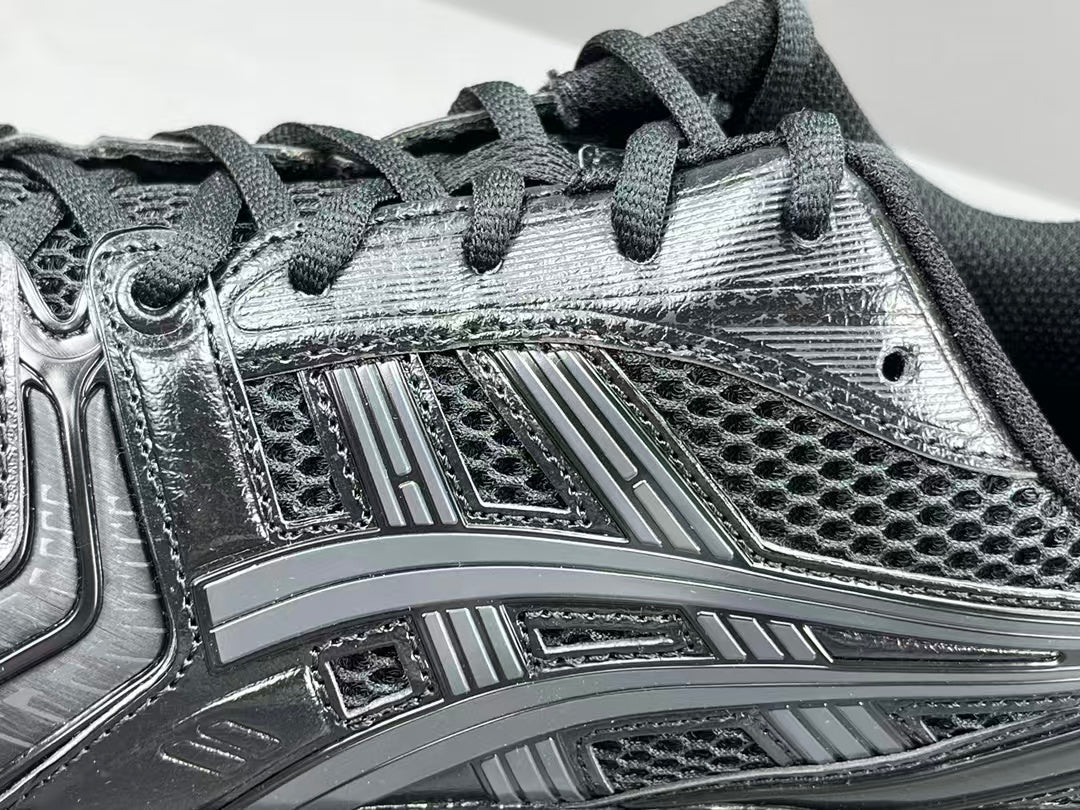 Black Mesh Running Sneakers | Lightweight Cushion Athletic Shoes