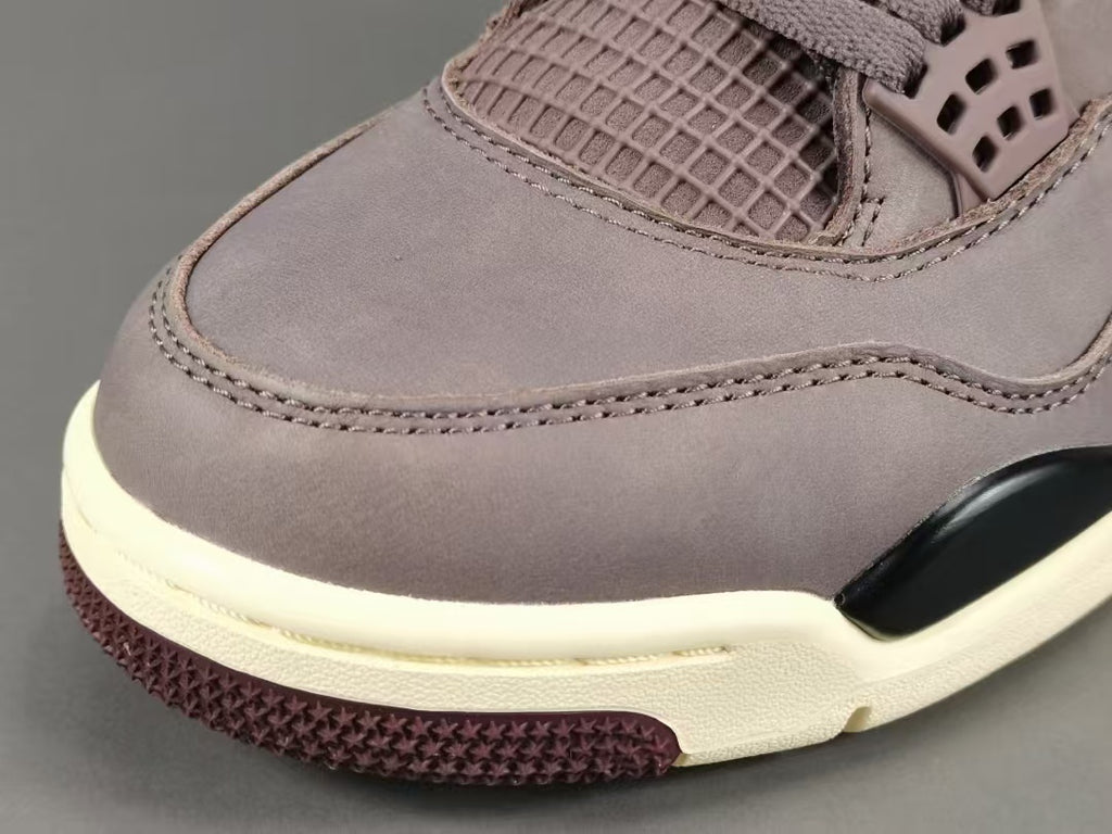 Dusty Mauve Basketball Sneakers | Premium Suede Sports Shoes