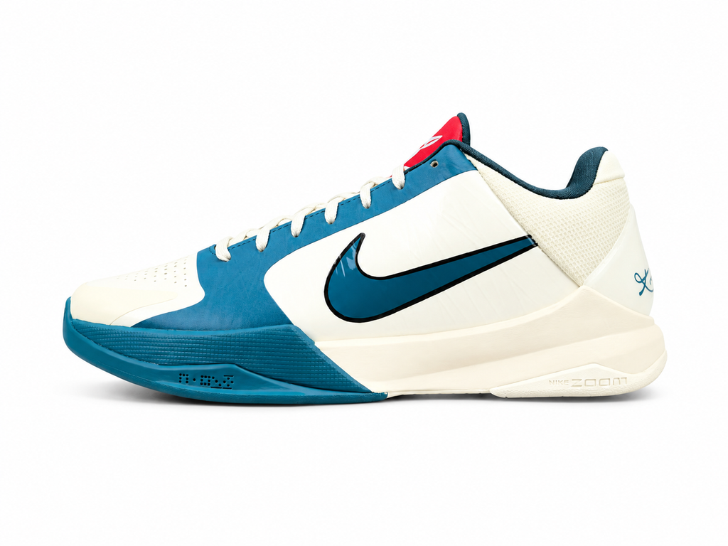 Blue White Performance Basketball Shoes | Lightweight Court Sneakers
