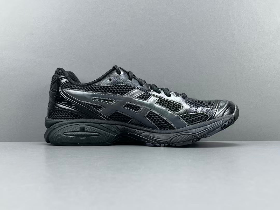 Black Mesh Running Sneakers | Lightweight Cushion Athletic Shoes