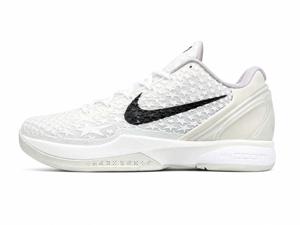White Textured Basketball Shoes | Lightweight Performance Court Sneakers