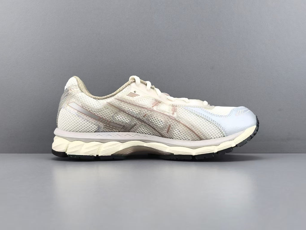 Retro Mesh Running Shoes – Cream Beige Edition
