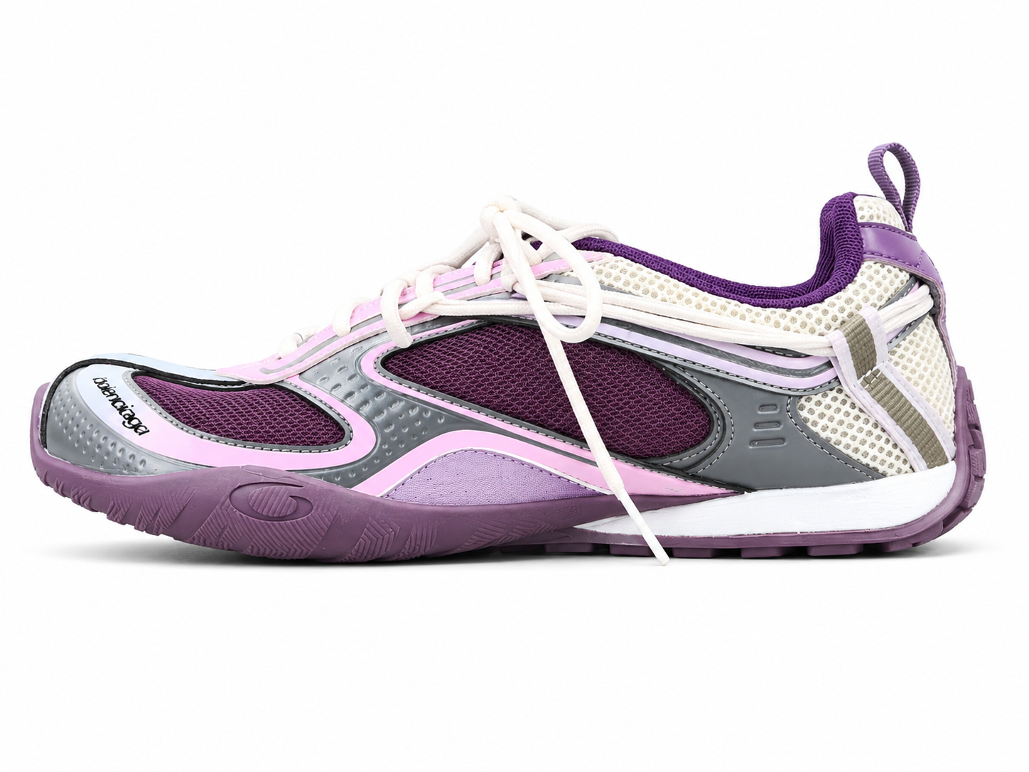 Women's Lightweight Casual Sneakers – Purple Mesh Low Top Shoes