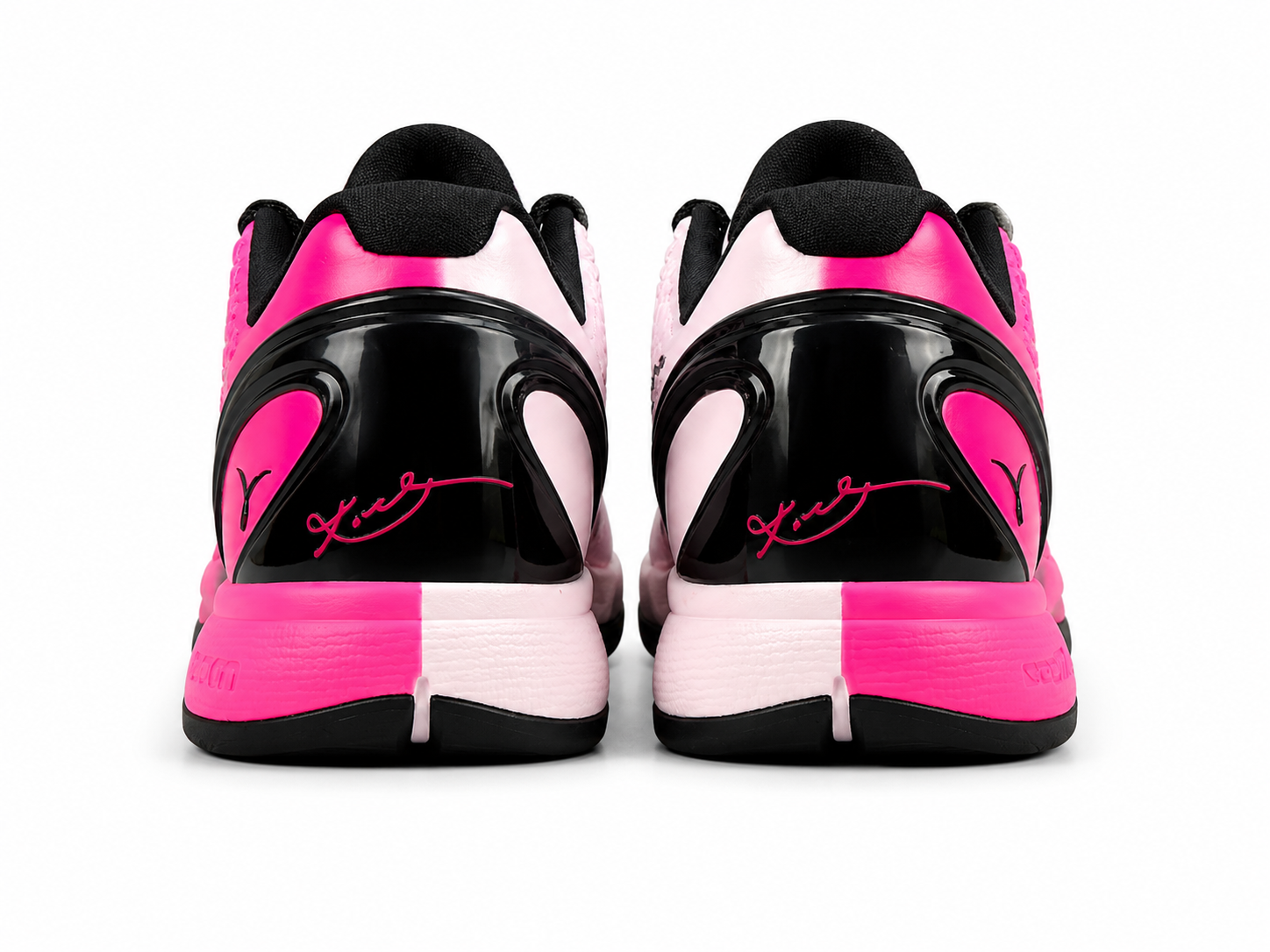 Pink Black Low-Top Basketball Shoes | Lightweight Court Sneakers
