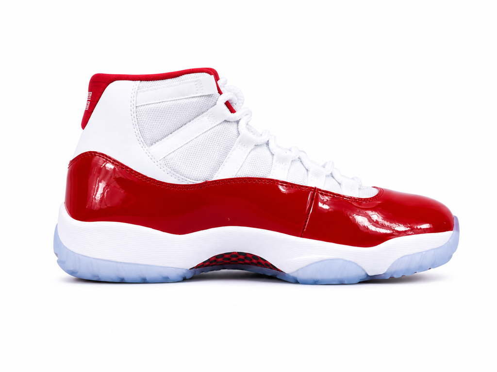 Premium Red White High-Top Basketball Shoes