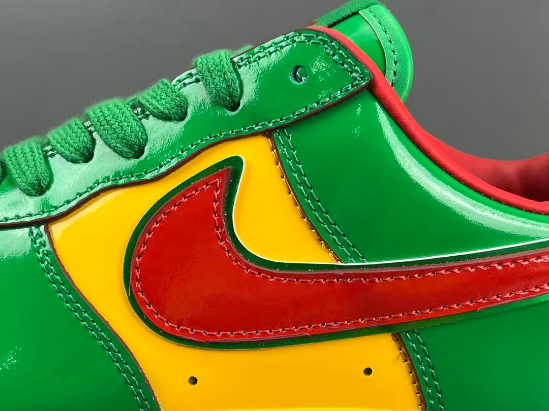 Colorful Patent Leather Low Top Sneakers