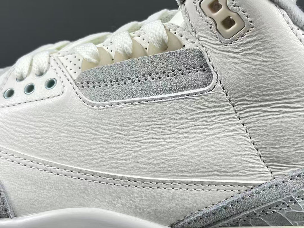 Premium White Leather Basketball Sneakers