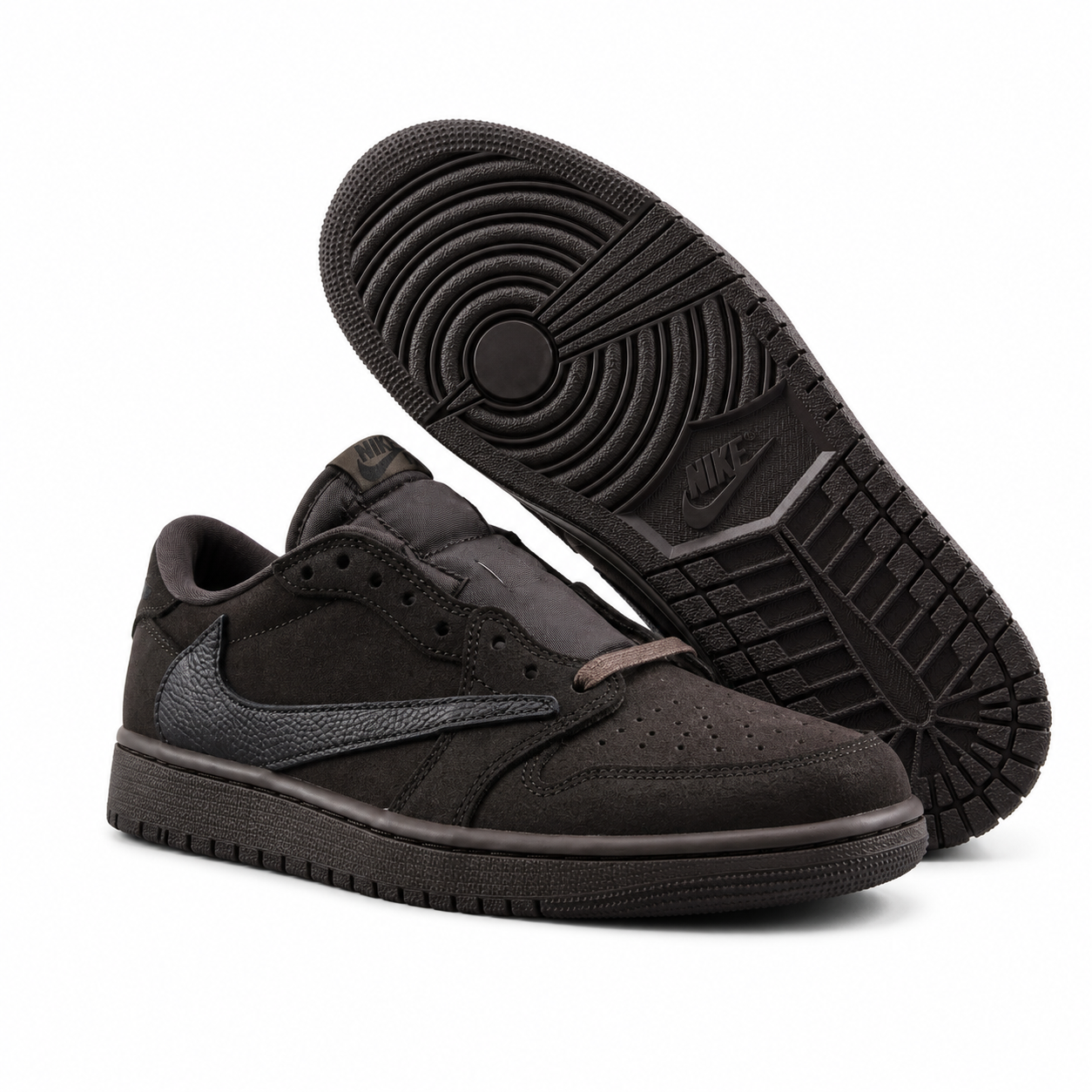 Vintage Black Low-Top Casual Sneakers | Streetwear Style Shoes