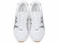 White Silver Running Shoes | Breathable Athletic Sneakers