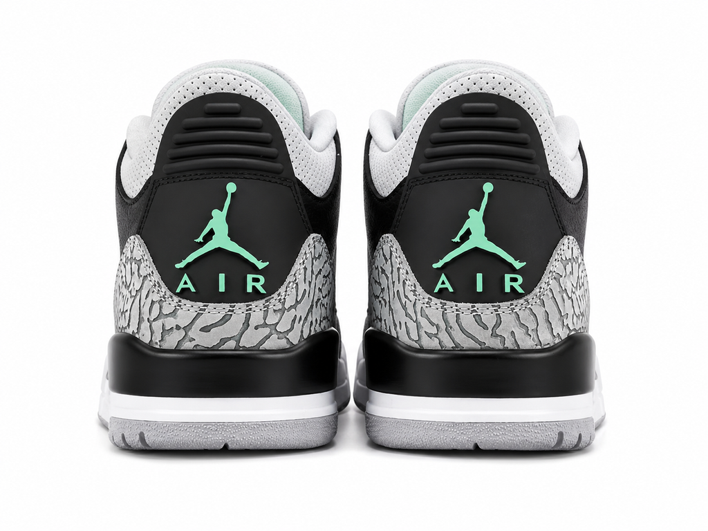 Black & Green Basketball Sneakers | Premium Leather Sports Shoes