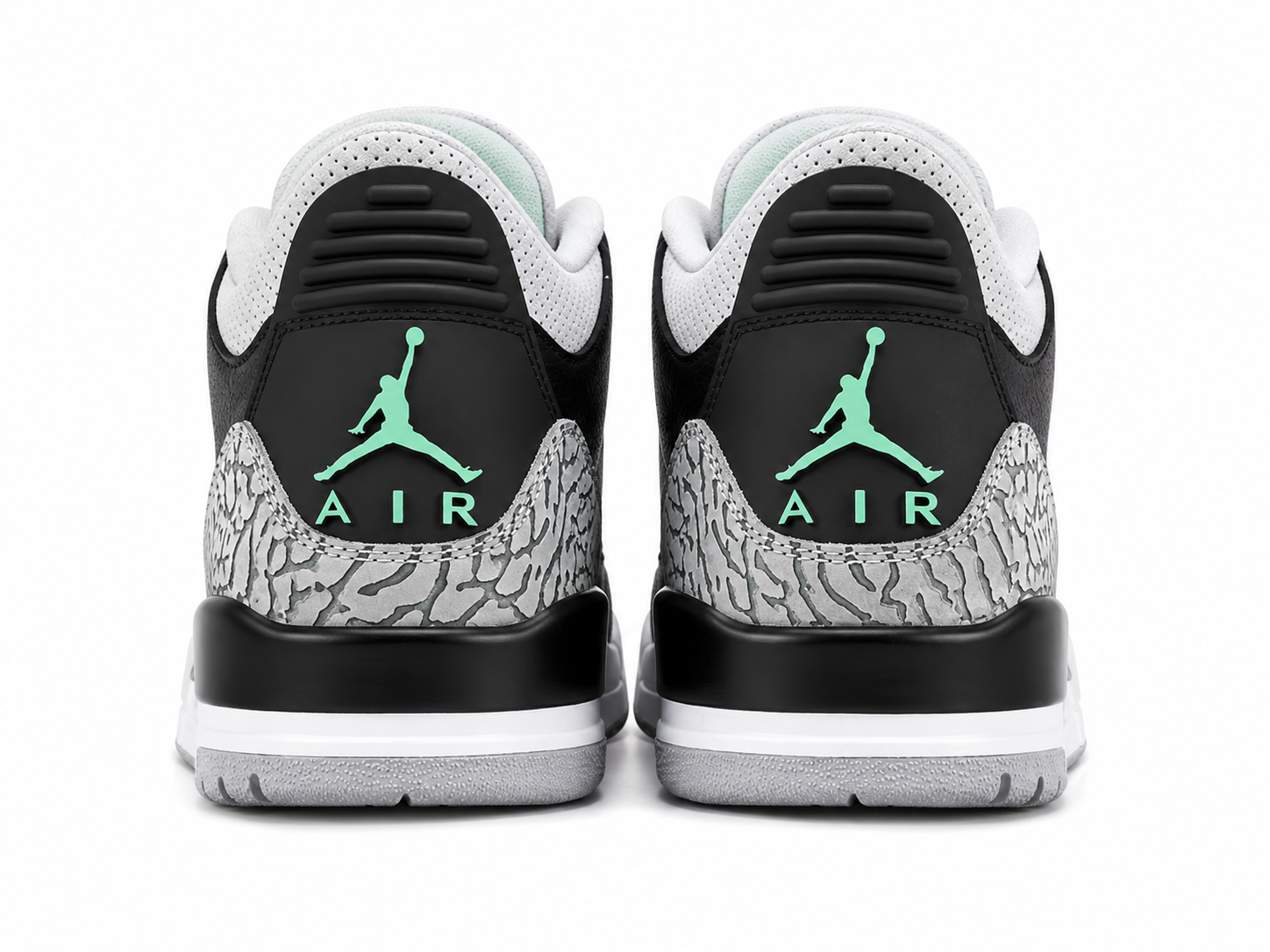 Black & Green Basketball Sneakers | Premium Leather Sports Shoes