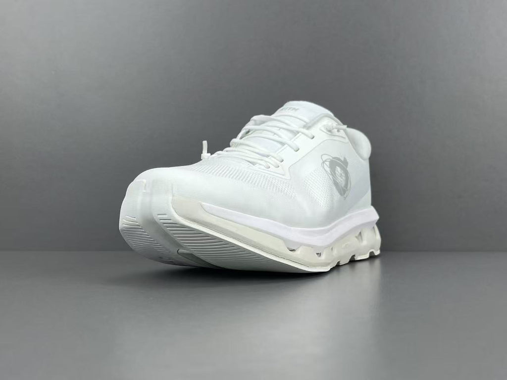 Premium White Performance Running Shoes | Lightweight Sports Sneakers