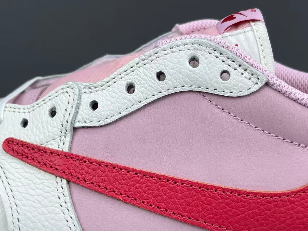 Vintage Pink Low-Top Casual Sneakers