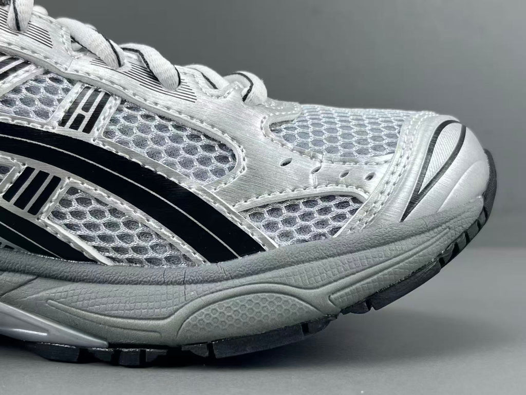 Silver Grey Mesh Running Shoes | Lightweight Comfort Sneakers