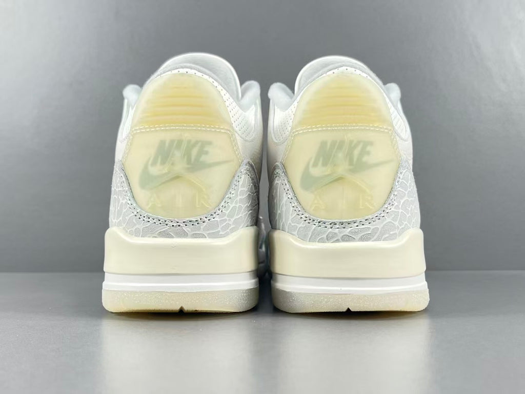 Premium White Leather Basketball Sneakers