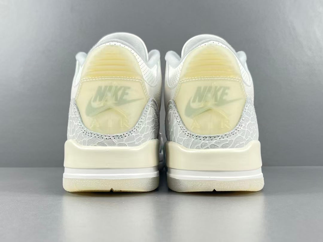 Premium White Leather Basketball Sneakers