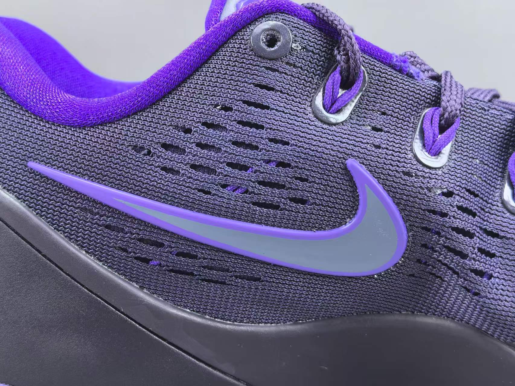 Purple Black Basketball Shoes | Lightweight Performance Court Sneakers