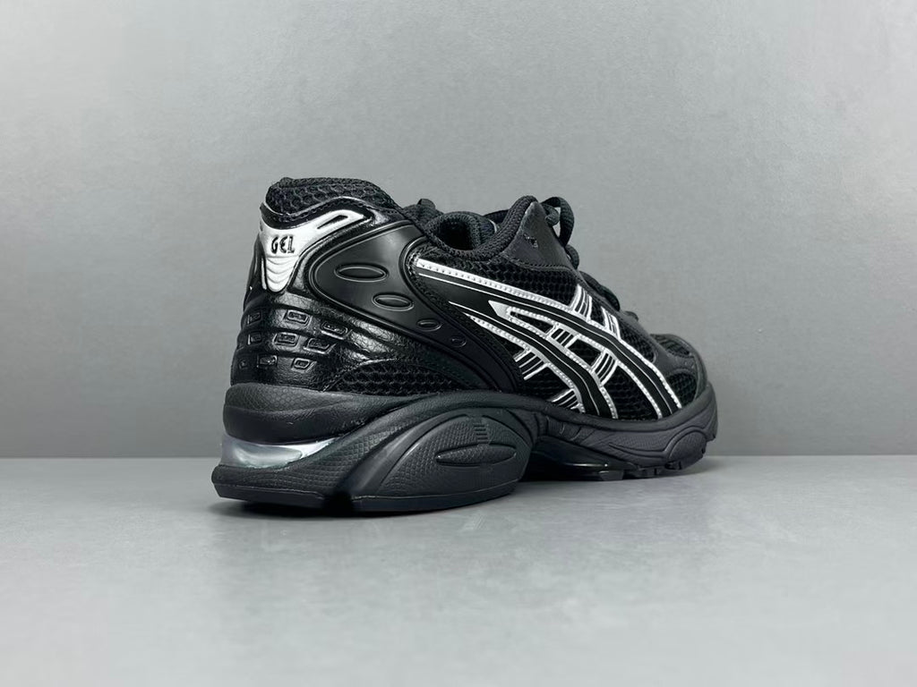 Black Mesh Running Sneakers | Lightweight Cushion Athletic Shoes