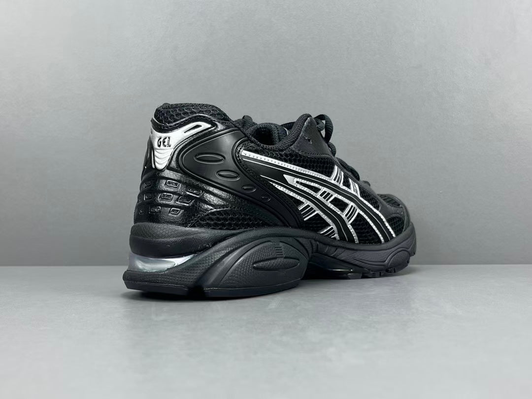 Black Mesh Running Sneakers | Lightweight Cushion Athletic Shoes