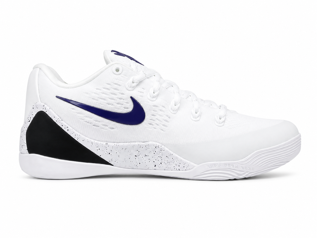 White & Purple Performance Basketball Shoes | Lightweight Court Sneakers