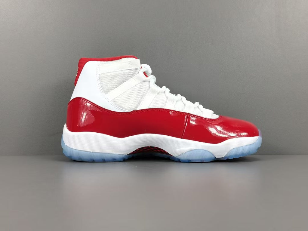 Premium Red White High-Top Basketball Shoes
