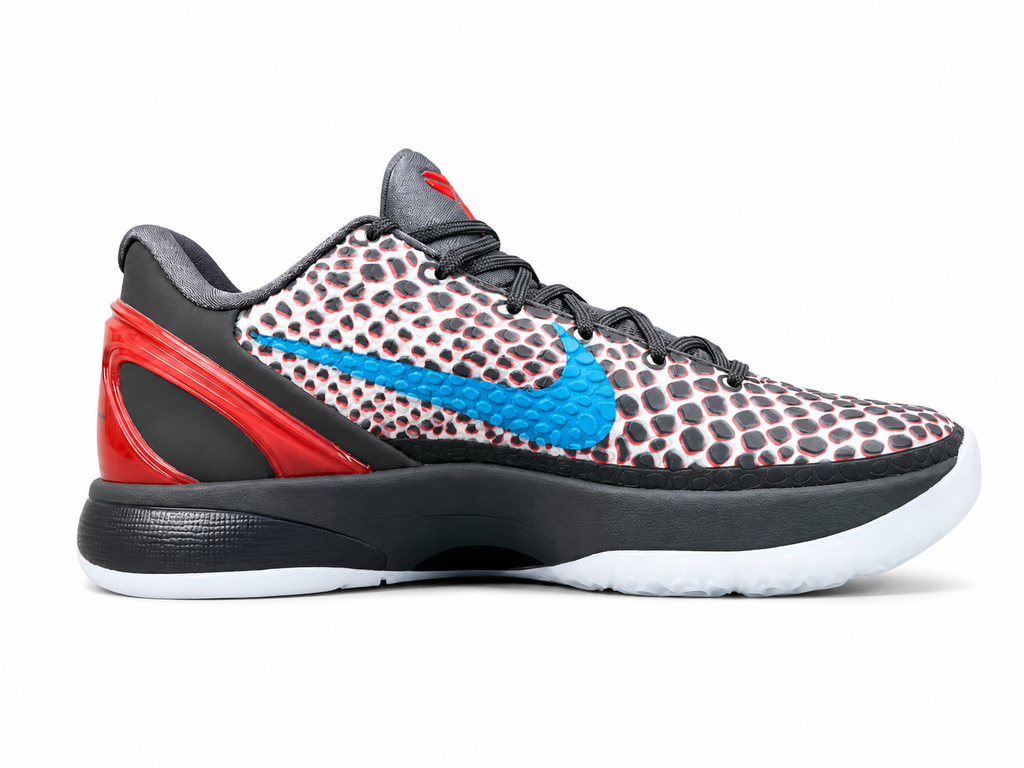 Grey Multi-Color Basketball Shoes | Lightweight Performance Court Sneakers