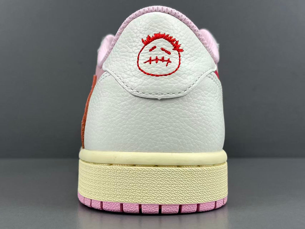 Vintage Pink Low-Top Casual Sneakers
