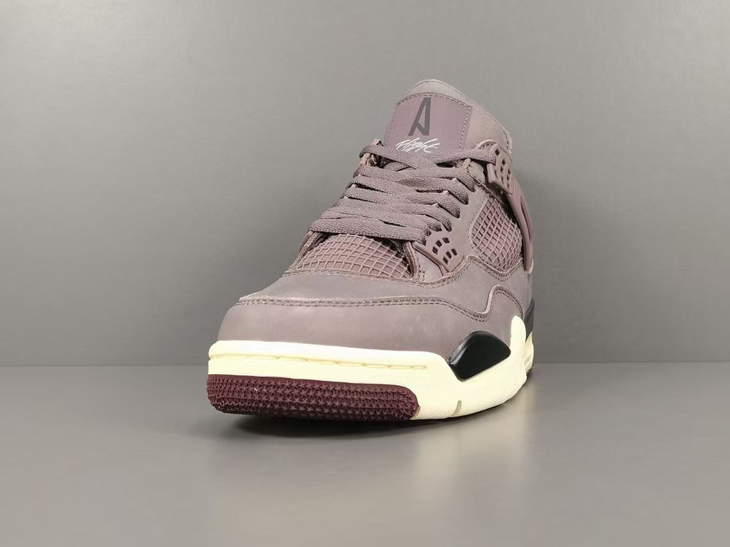 Dusty Mauve Basketball Sneakers | Premium Suede Sports Shoes