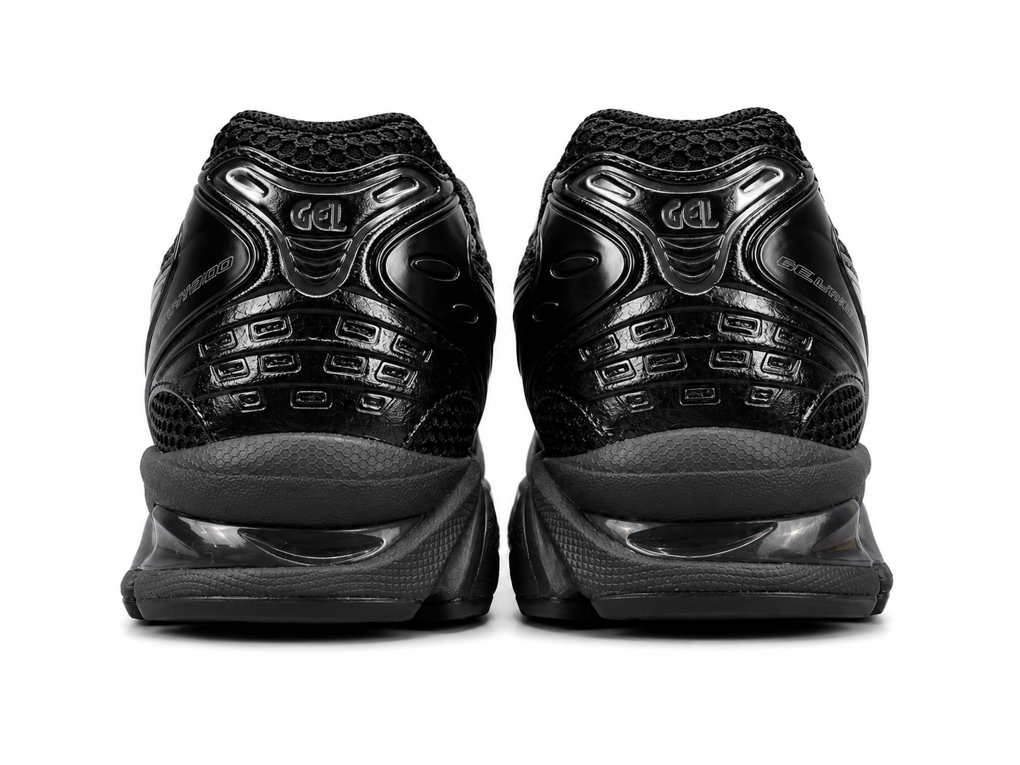 Black Mesh Running Sneakers | Lightweight Cushion Athletic Shoes