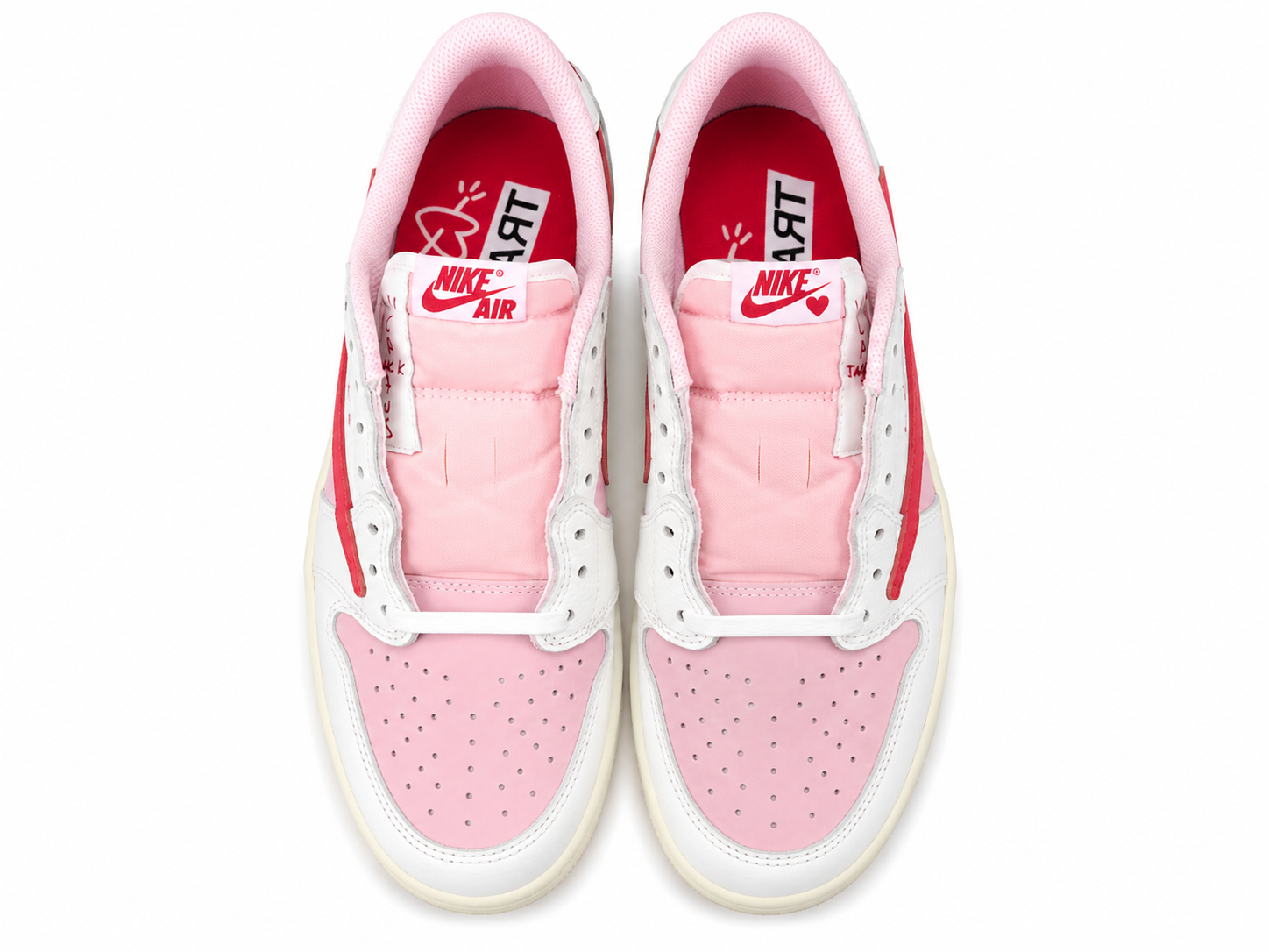 Vintage Pink Low-Top Casual Sneakers