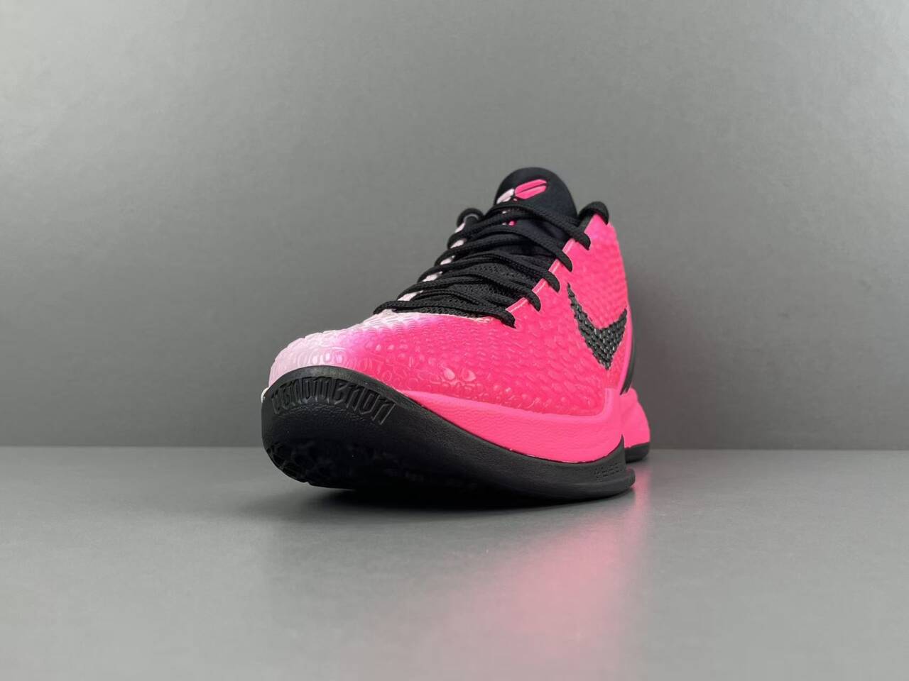 Pink Black Low-Top Basketball Shoes | Lightweight Court Sneakers