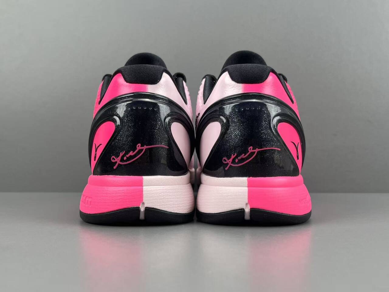Pink Black Low-Top Basketball Shoes | Lightweight Court Sneakers