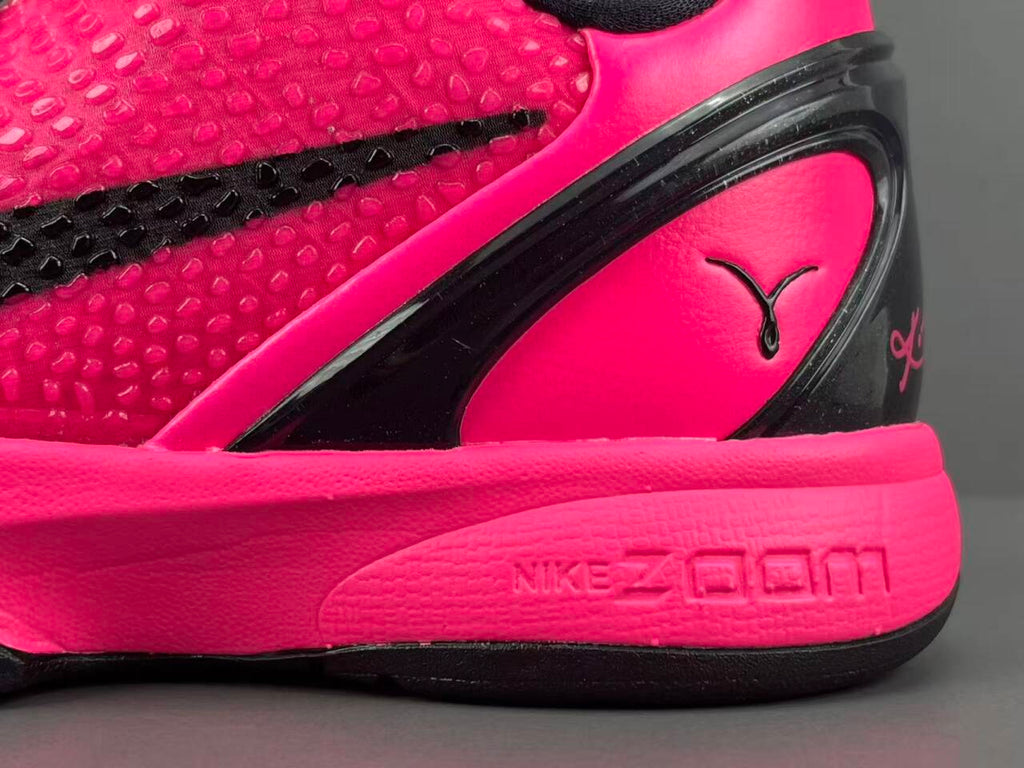 Pink Black Low-Top Basketball Shoes | Lightweight Court Sneakers