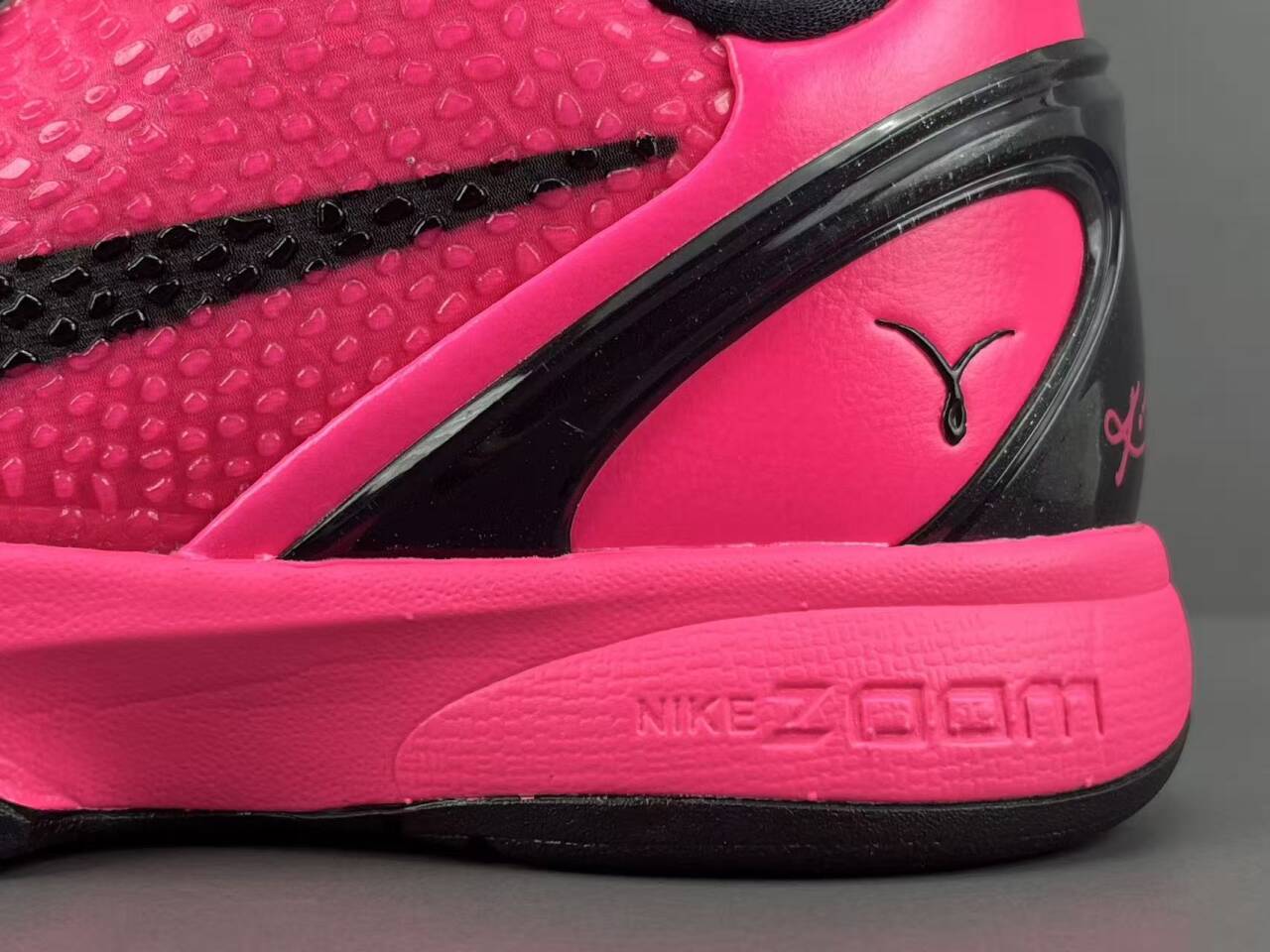 Pink Black Low-Top Basketball Shoes | Lightweight Court Sneakers