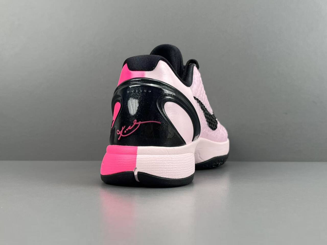 Pink Black Low-Top Basketball Shoes | Lightweight Court Sneakers