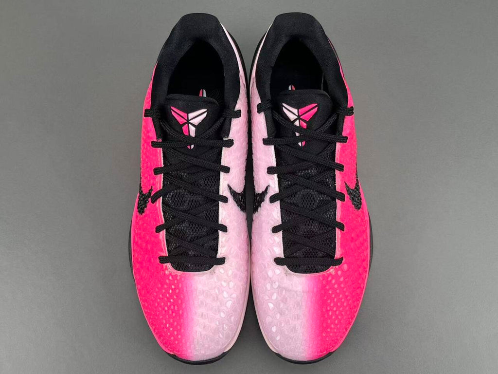 Pink Black Low-Top Basketball Shoes | Lightweight Court Sneakers