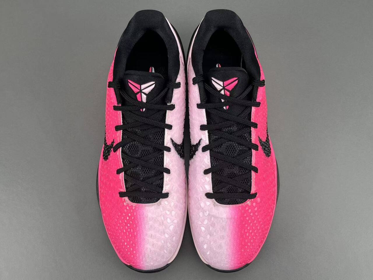 Pink Black Low-Top Basketball Shoes | Lightweight Court Sneakers