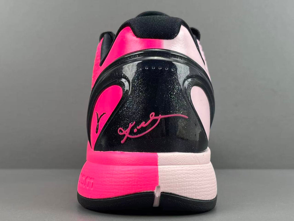 Pink Black Low-Top Basketball Shoes | Lightweight Court Sneakers