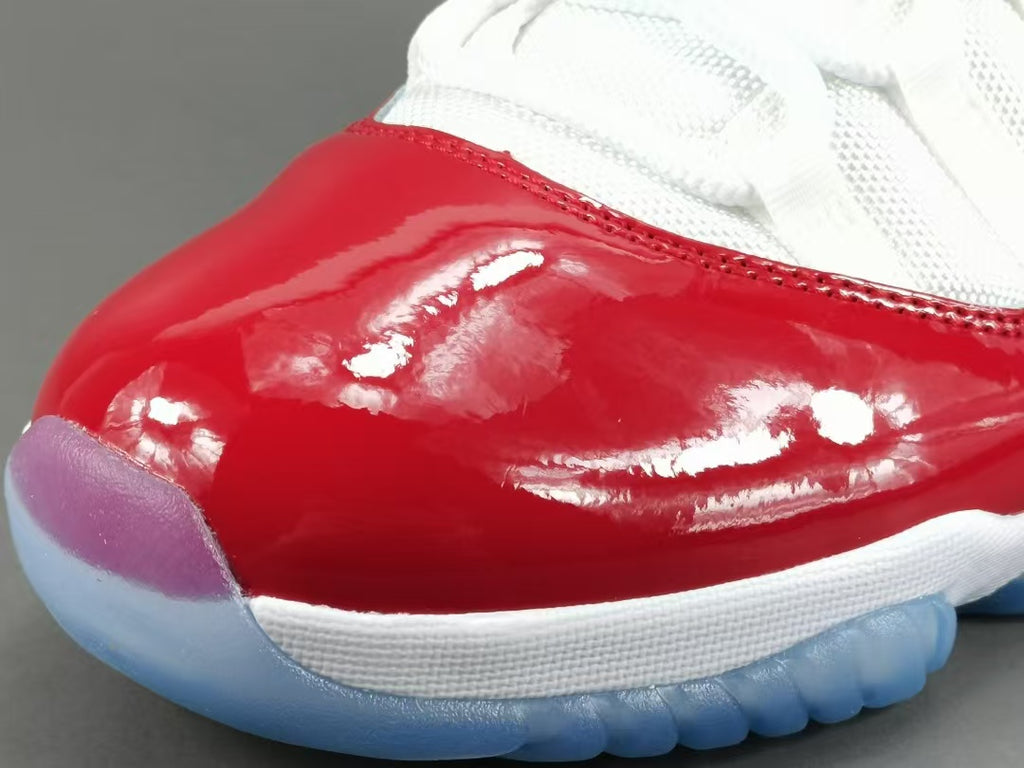 Premium Red White High-Top Basketball Shoes