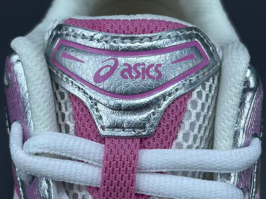 Women's Silver Pink Mesh Running Sneakers | Lightweight Cushion Sports Shoes