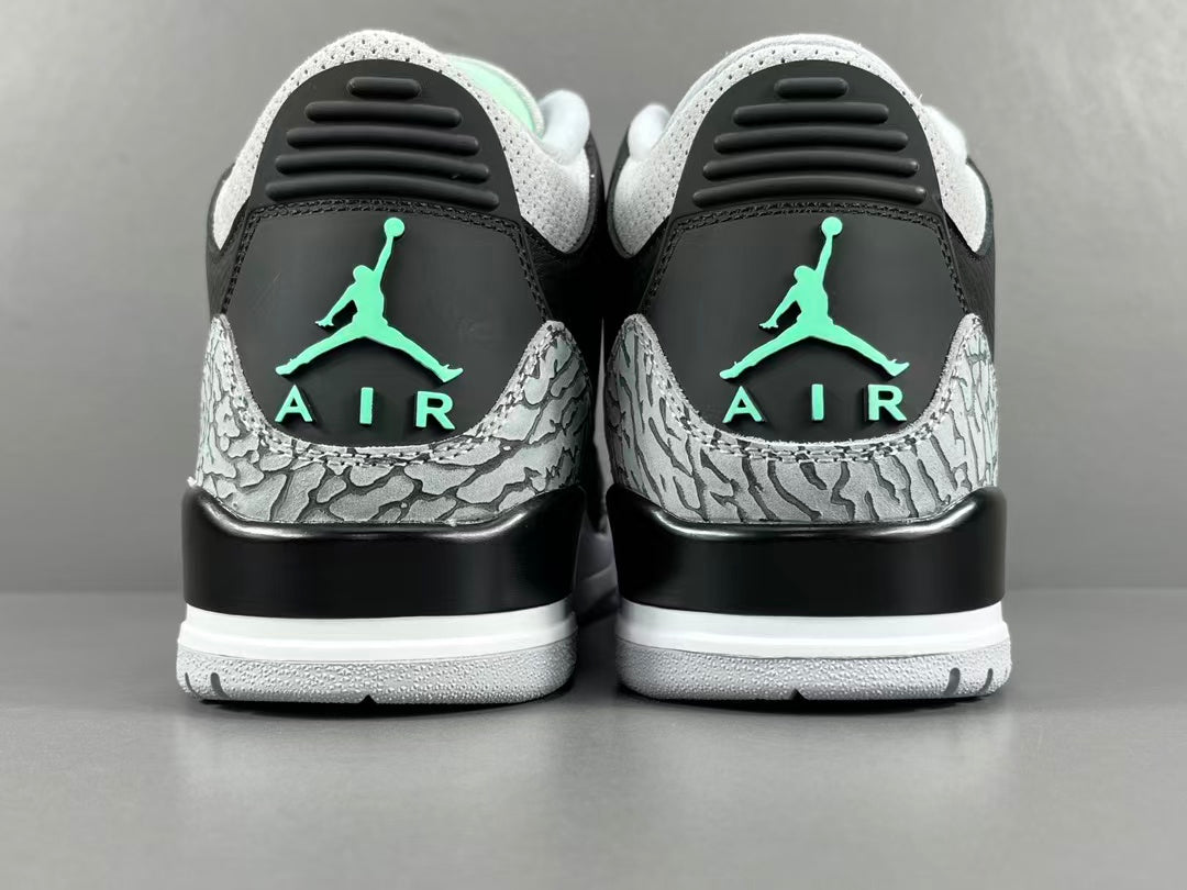 Black & Green Basketball Sneakers | Premium Leather Sports Shoes