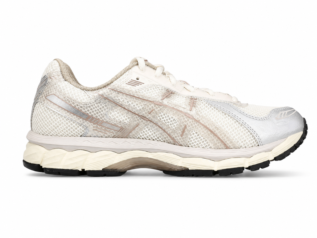Retro Mesh Running Shoes – Cream Beige Edition